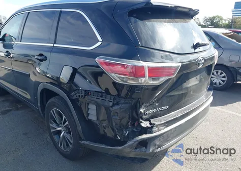 2016 Toyota Highlander Xle V6 z USA, uszkodzony, nr VIN 5TDKKRFH1GS502592